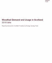 Woodfuel Demand and Useage in Scotland 2018 report